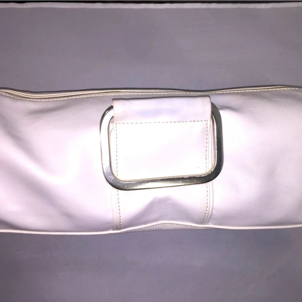 Aldo White Handheld Purse